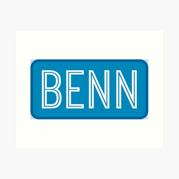 Item preview, Benn Name designed and sold by Jeallan Designs.