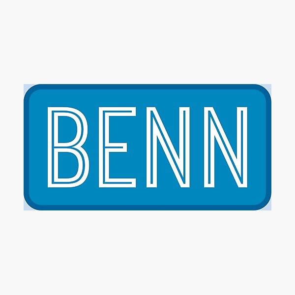 Item preview, Benn Name designed and sold by Jeallan Designs.