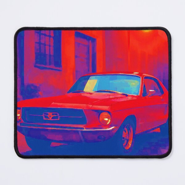 Item preview, Retro Red Muscle Car, Neon Glow. designed and sold by dakotii.