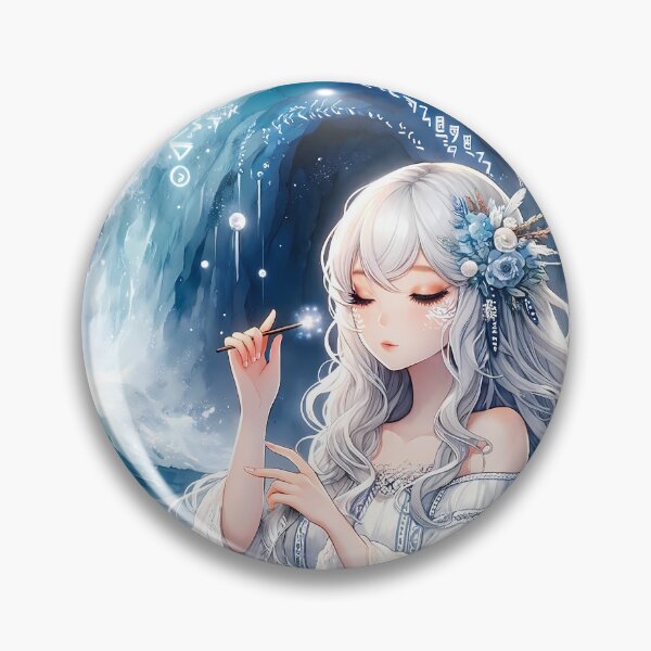 Item preview, Selkie's Cove - Anime Watercolor Selkie Art designed and sold by The Selkie Siren.