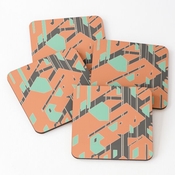 Item preview, Broken Geometric Pieces | Futuristic Abstract Pattern designed and sold by ObsidianDaz.