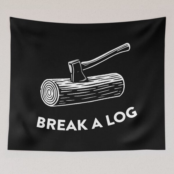 Item preview, Break a Log Graphic – Alternative Outdoors Style designed and sold by Ovitees.