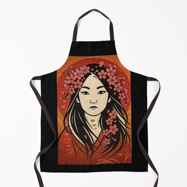 Item preview, The woman and the cherry flowers #2 designed and sold by Helios Be. Lavsh.