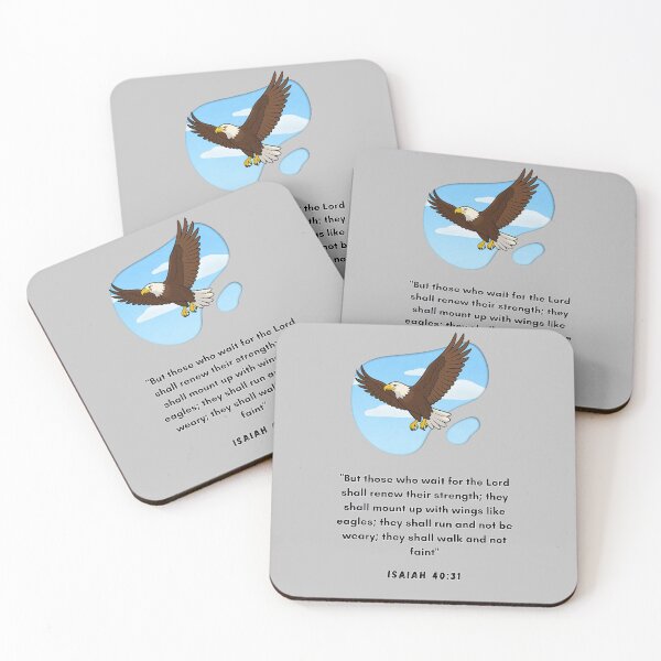 Item preview, Bible Quoting Isaiah 40:31 designed and sold by BBM-STYLE-MAKER.