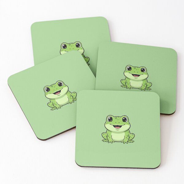Item preview, Cute Baby Frog Cartoon With Big Eyes designed and sold by LightArt25.