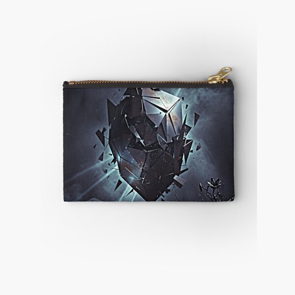 Item preview, Ethereal Metalcore Fan Aesthetic — Dark Fractured Geometry Poster designed and sold by NovaThreads Studio.