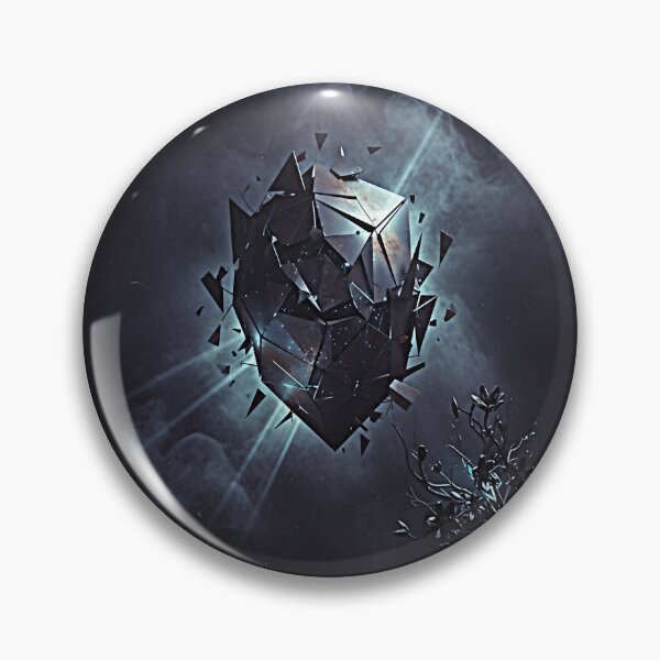 Item preview, Ethereal Metalcore Fan Aesthetic — Dark Fractured Geometry Poster designed and sold by NovaThreads Studio.