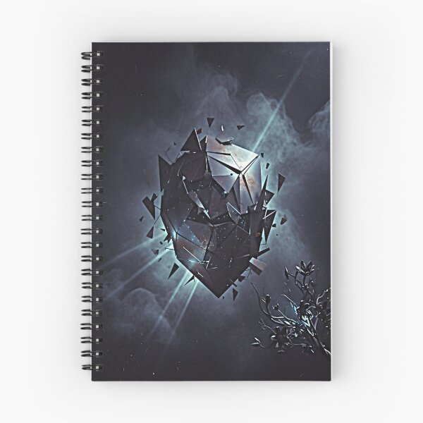 Item preview, Ethereal Metalcore Fan Aesthetic — Dark Fractured Geometry Poster designed and sold by NovaThreads Studio.