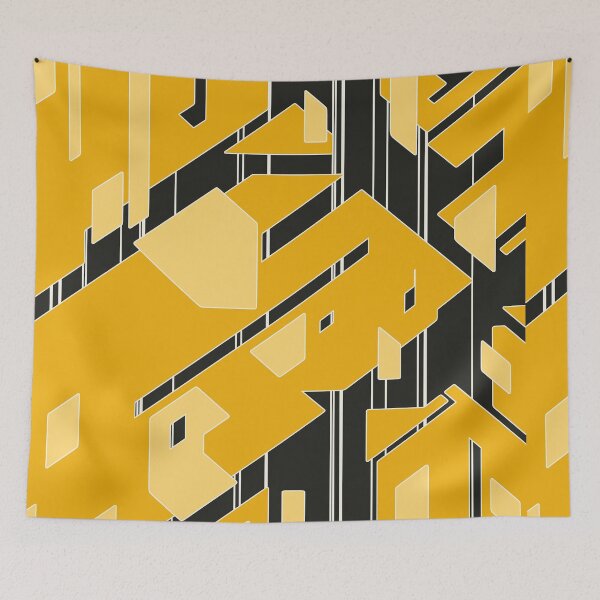 Item preview, Broken Geometric Pieces | Futuristic Abstract Pattern designed and sold by ObsidianDaz.