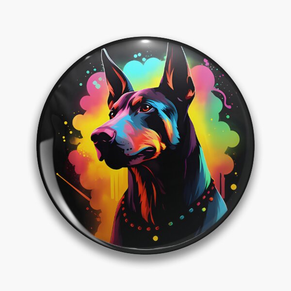 Item preview, Colourful Doberman Pinscher Dog Dad Mom Graffity 	 	1	 designed and sold by cistmallisg.