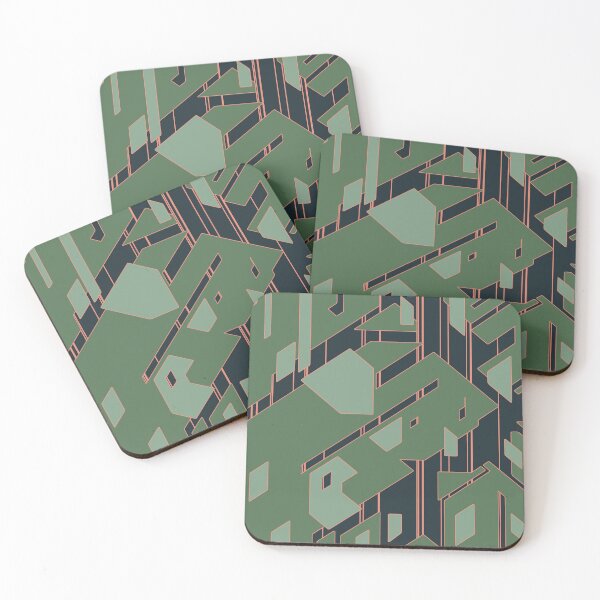 Item preview, Broken Geometric Pieces | Futuristic Abstract Pattern designed and sold by ObsidianDaz.