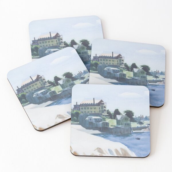 Item preview, Small Town On Cove By Edward Hopper designed and sold by andrescastillRO.