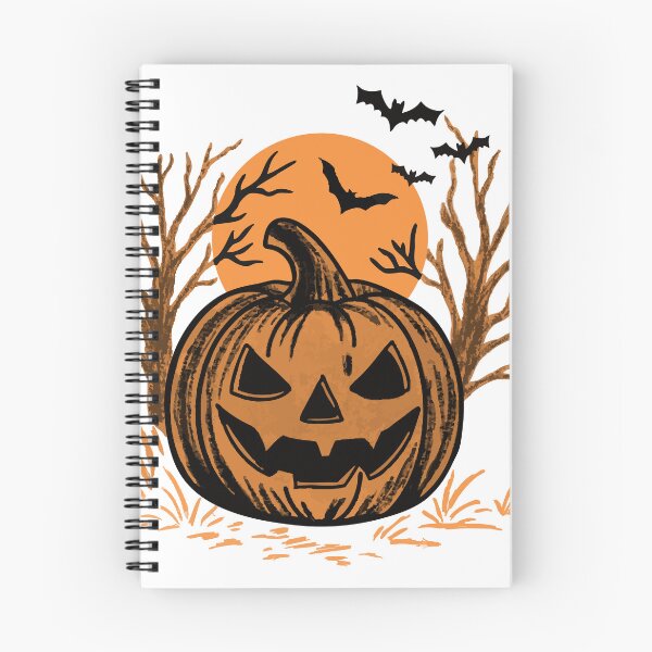 Item preview, Halloween Pumpkin in a Spooky Forest designed and sold by CorAleArt.