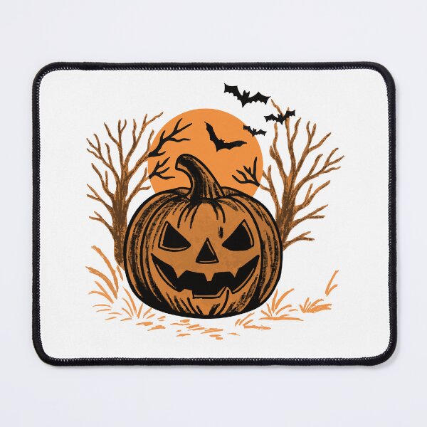 Item preview, Halloween Pumpkin in a Spooky Forest designed and sold by CorAleArt.