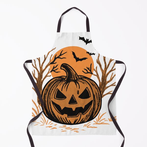 Item preview, Halloween Pumpkin in a Spooky Forest designed and sold by CorAleArt.