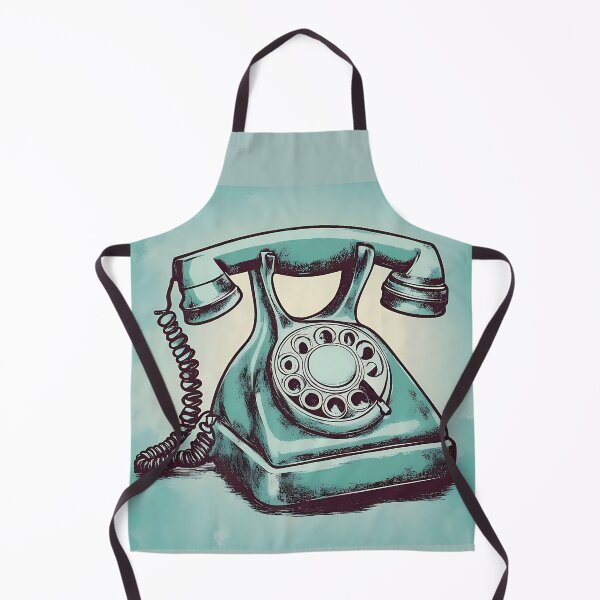 Item preview, Retro Teal Rotary Phone designed and sold by LanaGustavsson.