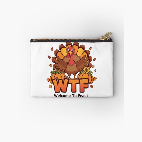 Item preview, Thanksgiving Turkey Tee – WTF Welcome to Feast Funny Fall Shirt designed and sold by Zyorakhi Fashion.