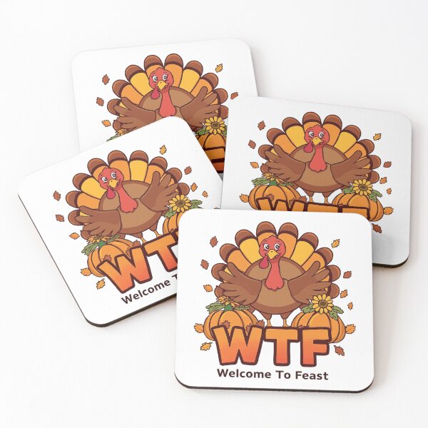 Item preview, Thanksgiving Turkey Tee – WTF Welcome to Feast Funny Fall Shirt designed and sold by Zyorakhi Fashion.