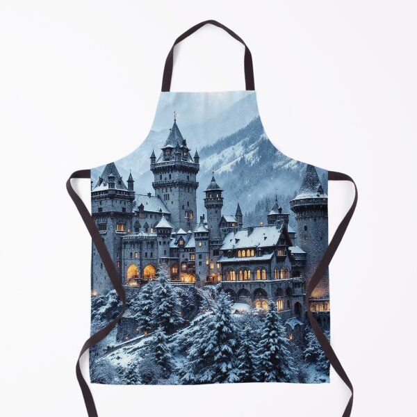 Item preview, Castle in the Winter Forest designed and sold by Palatinasart.