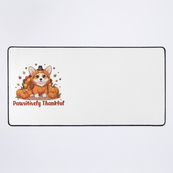 Item preview, Pawsitively Thankful Pembroke Welsh Corgi Thanksgiving Cute Fall designed and sold by The Real Life Symphony.