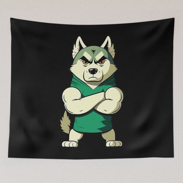 Item preview, Funny Dog Husky - Bad-tempered Grouch 		 designed and sold by shopenfadhzy.