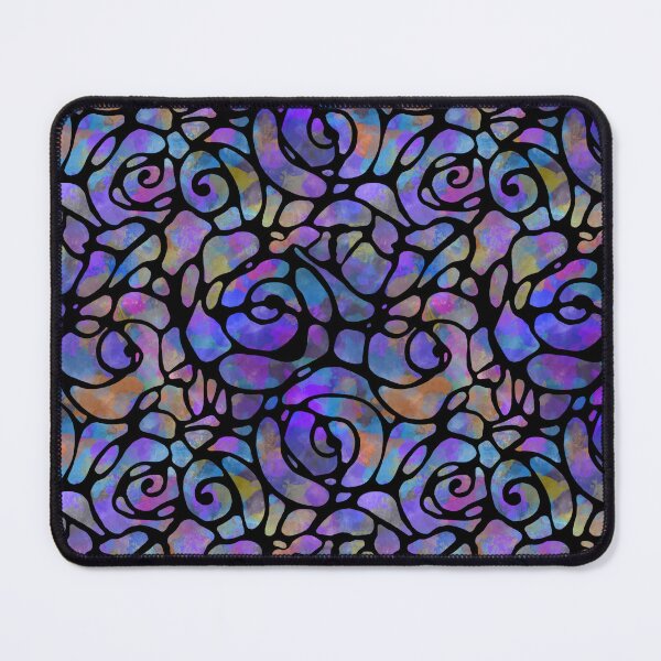 Item preview, Rose Neurographic Abstract Pattern, Blue designed and sold by ChrisK712.