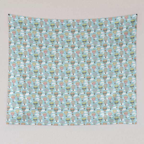 Item preview, Hot Air Travel (Watercolor/ Textured) designed and sold by Kristina Savasta.