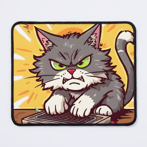 Item preview, Mad Coding Kitty designed and sold by ArtsyWishesShop.