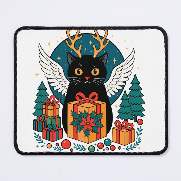 Item preview, Angel Reindeer Cat designed and sold by PolinaMirralisa.