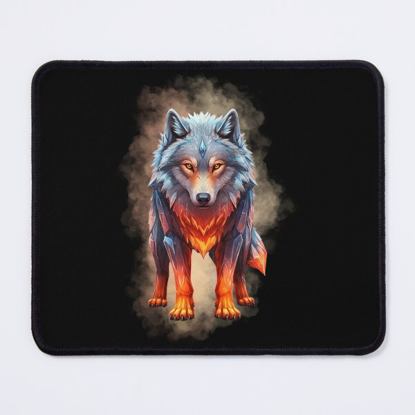 Item preview, Wolfdog ,Majestic,Guardian,Noble,Faceted ,Sharp gaze ,Glowing eyes ,Powerful stance ,Elegant  Muscular,Fantastik ,unique designs, one-of-a-kind designed and sold by chipmuckdesignn.