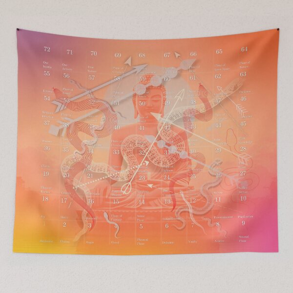 Item preview, Leela Transformational Game of Self Discovery with Multicolour Buddah design  designed and sold by Misasha.