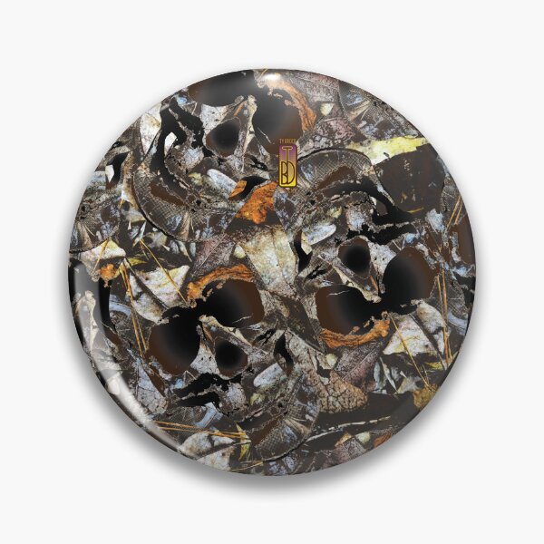 Item preview, Bones Chainsaw Camouflage Pattern Ground Floor  designed and sold by TyBrockDesigns.