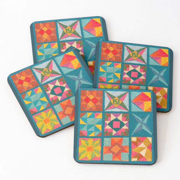 Item preview, Sangria Quilt Illustration designed and sold by MoreWaterThanBlood.