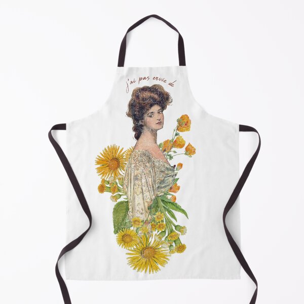 Item preview, I Can't Be Bothered - A Vintage French Woman With Flowers designed and sold by Grungey24.