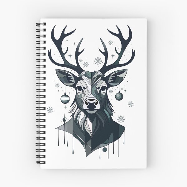 Item preview, Monochrome Reindeer designed and sold by PolinaMirralisa.