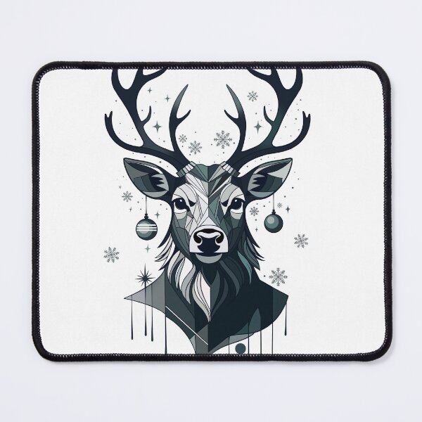 Item preview, Monochrome Reindeer designed and sold by PolinaMirralisa.