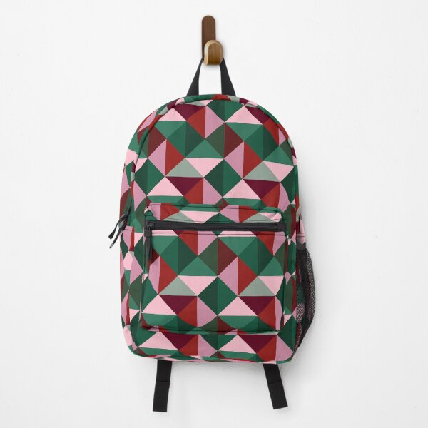 Item preview, Geometric Pink, Green and Red, Abstract designed and sold by OneThreeSix.