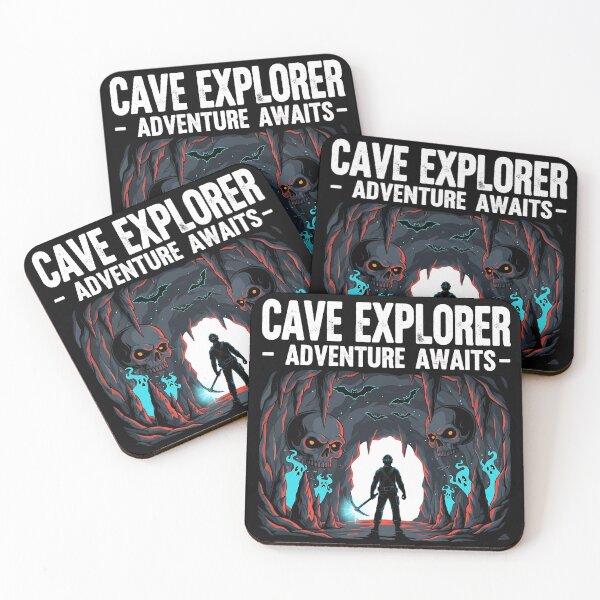 Item preview, Cave Explorer Adventure Awaits Horror Retro designed and sold by Joyful-Park.