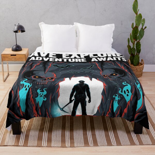 Item preview, Cave Explorer Adventure Awaits Horror Retro designed and sold by Joyful-Park.
