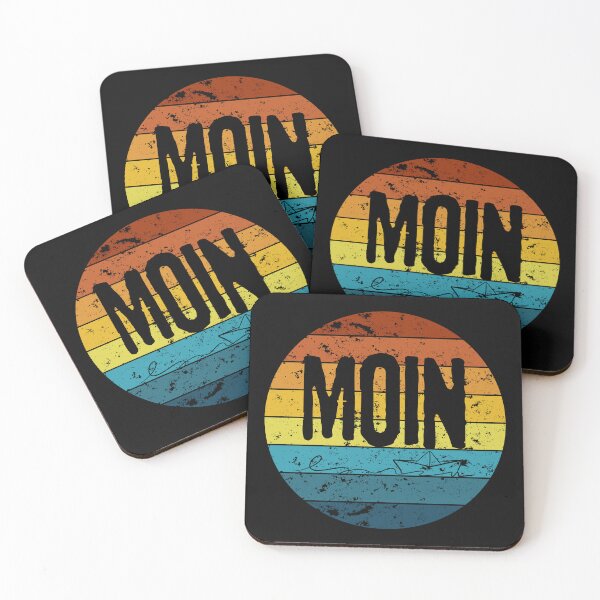 Item preview, MOIN Sunset – Vintage Retro North German Design with Ship designed and sold by Fies-und-Fein.