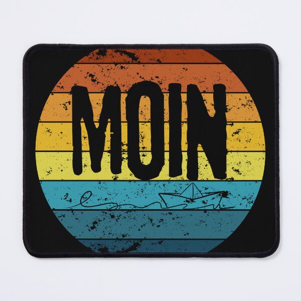 Item preview, MOIN Sunset – Vintage Retro North German Design with Ship designed and sold by Fies-und-Fein.