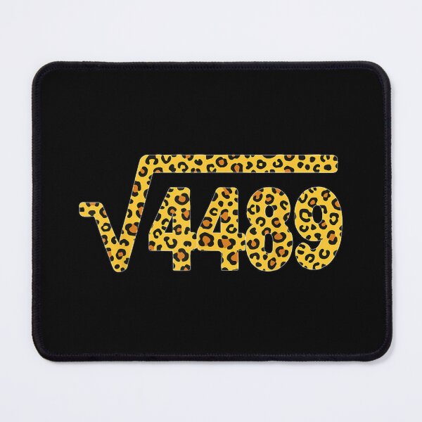 Item preview, 6 7 Leopard Pattern Meme Square Root 4489 Slang Math Teacher designed and sold by ivotee.