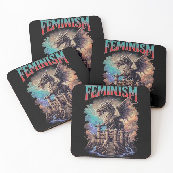 Item preview, Feminism Dragon Shirt designed and sold by SassCity.