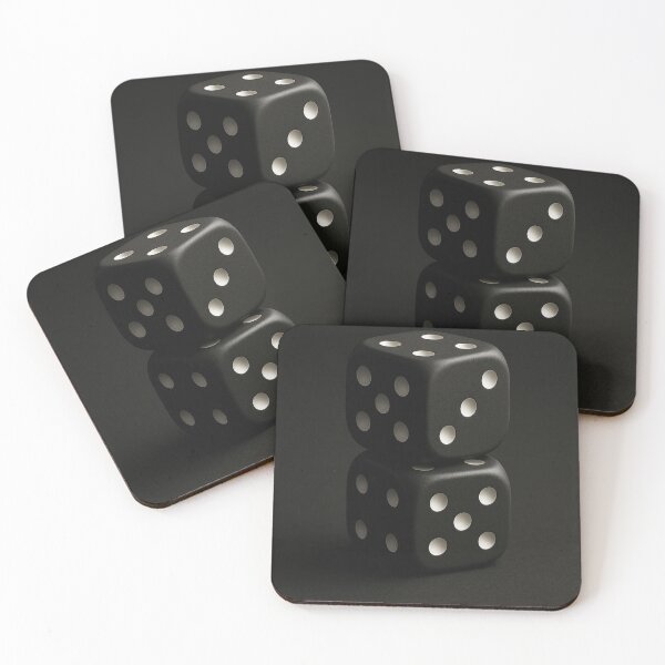 Item preview, Stacked Black Dice designed and sold by sneidere9dace.