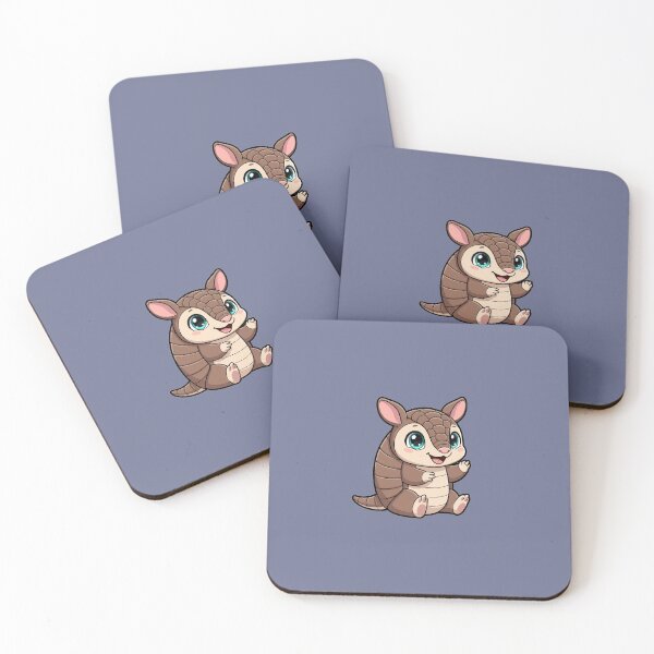 Item preview, Cute Baby Armadillo Cartoon With Big Eyes designed and sold by LightArt25.