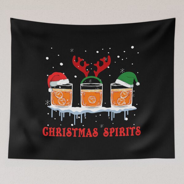 Artikelvorschau, Weihnachtsspirituosen Bourbon Scotch Whisky Lustig entworfen und verkauft von chespiabousse.
