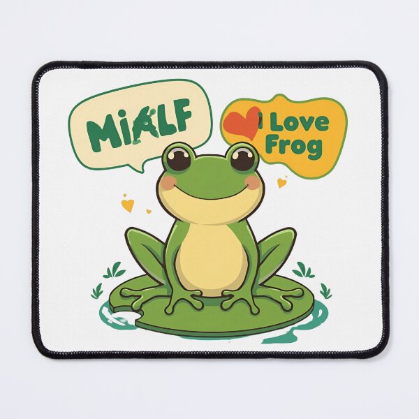 Item preview, Milf Man I Love Frog T-Shirt | Funny Frog Lover Meme Tee | Cute Amphibian Aesthetic Gift designed and sold by GAIDREDA.