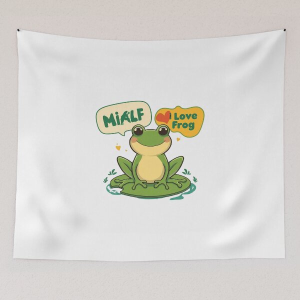 Item preview, Milf Man I Love Frog T-Shirt | Funny Frog Lover Meme Tee | Cute Amphibian Aesthetic Gift designed and sold by GAIDREDA.