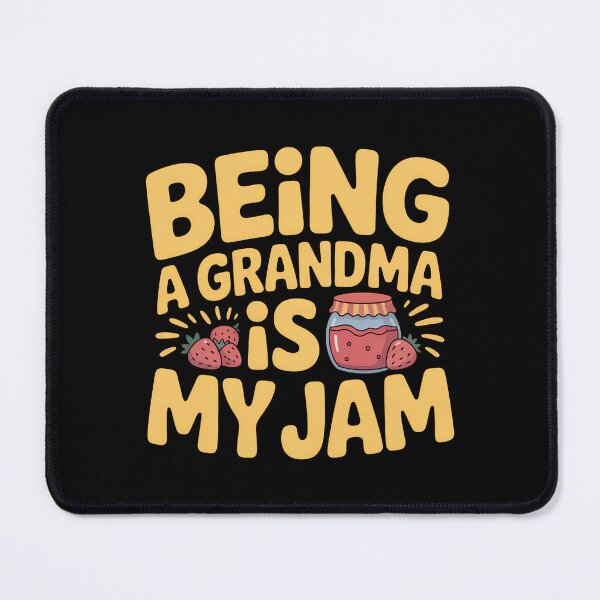 Item preview, Being a Grandma Is My Jam – Bold Text with Cute Jam Jar Illustration designed and sold by VividOrganica.
