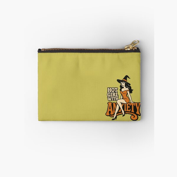 Item preview, Hot Girl With Anxiety Retro Witch Halloween designed and sold by Meandmyshop.